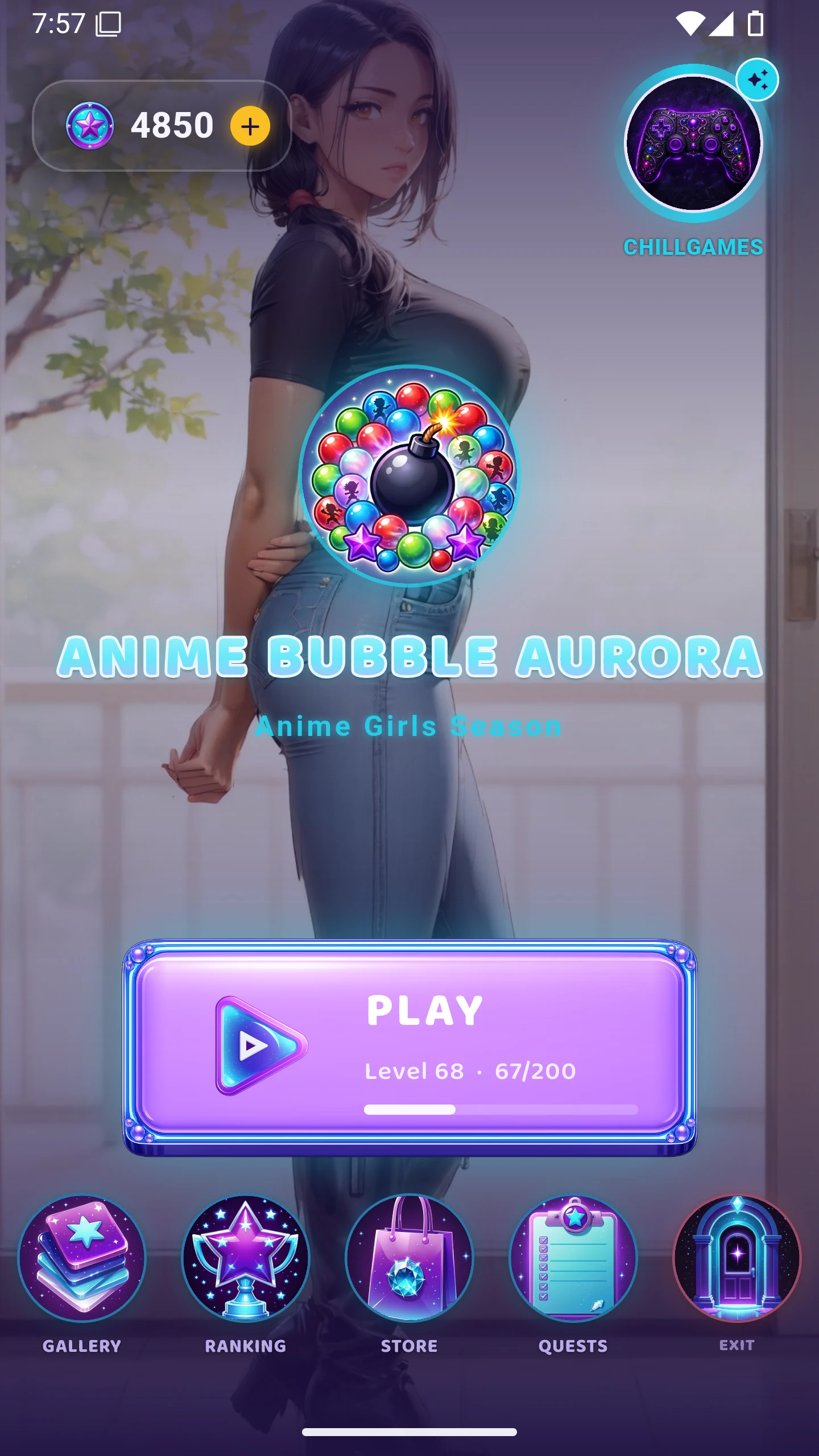 Bubble Shooter: Animes screenshot