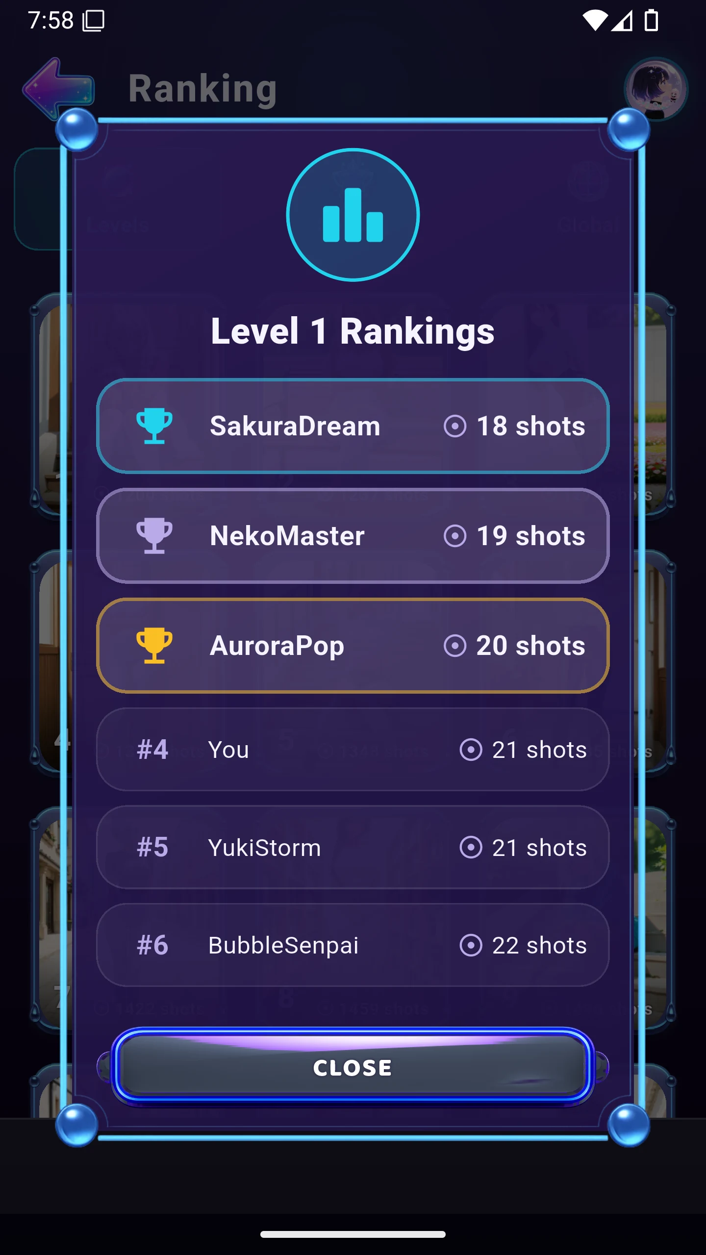 Bubble Shooter: Animes screenshot